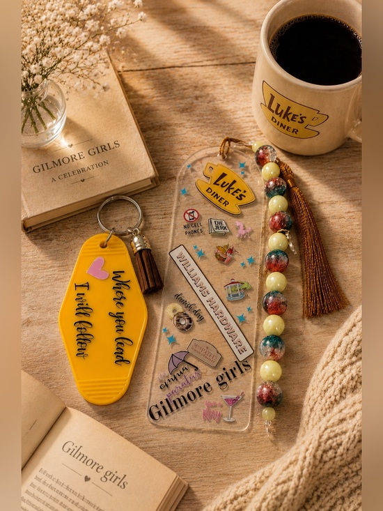 Hand Crafted Other - Handcrafted bookmark keychain collab with @allys_closet82